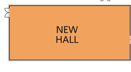 New Hall: Lockers / eating area for packed lunches